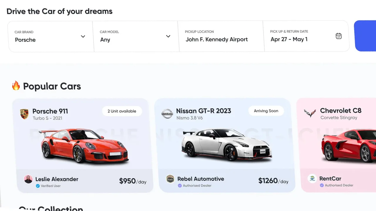 ArdentSupport self drive car website build 2026