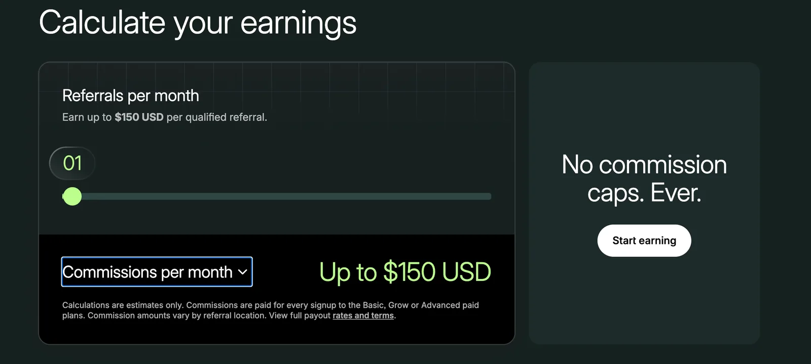 Shopify affiliate commission